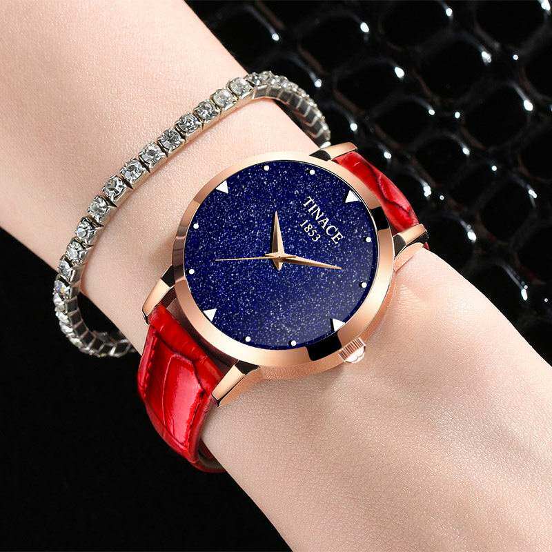 tinace手表品牌女款防水表石英表手表厂家女士手表学生电子表
