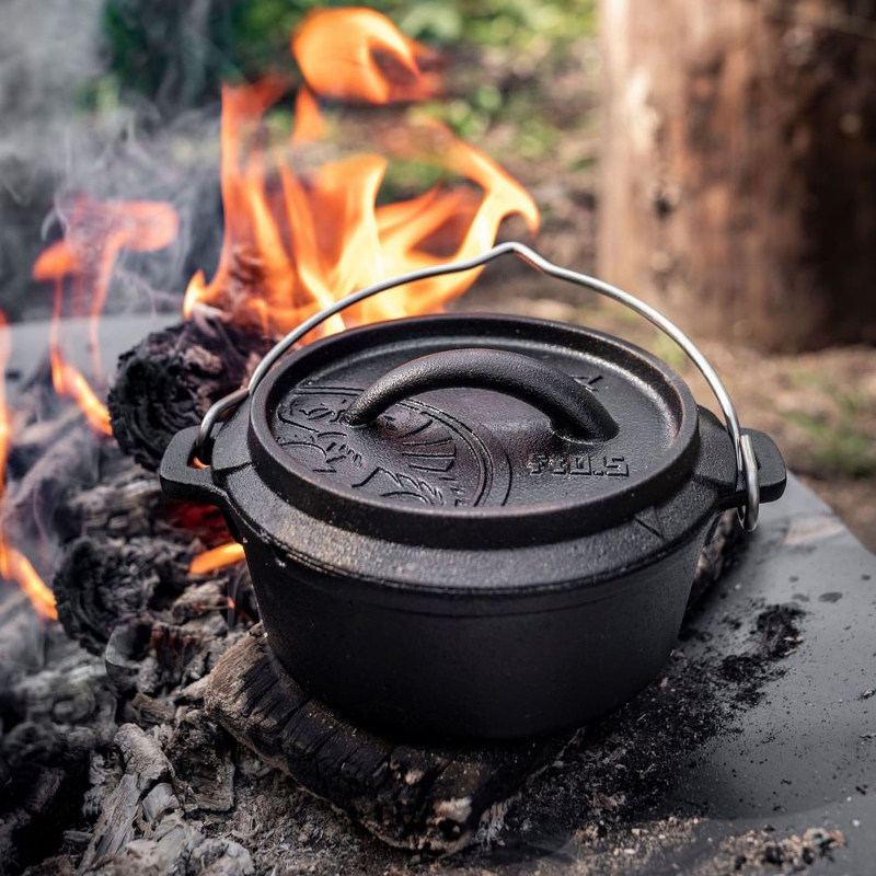 德国petromax户外露营多功能荷兰锅家用烹饪圆形铸铁锅收纳袋