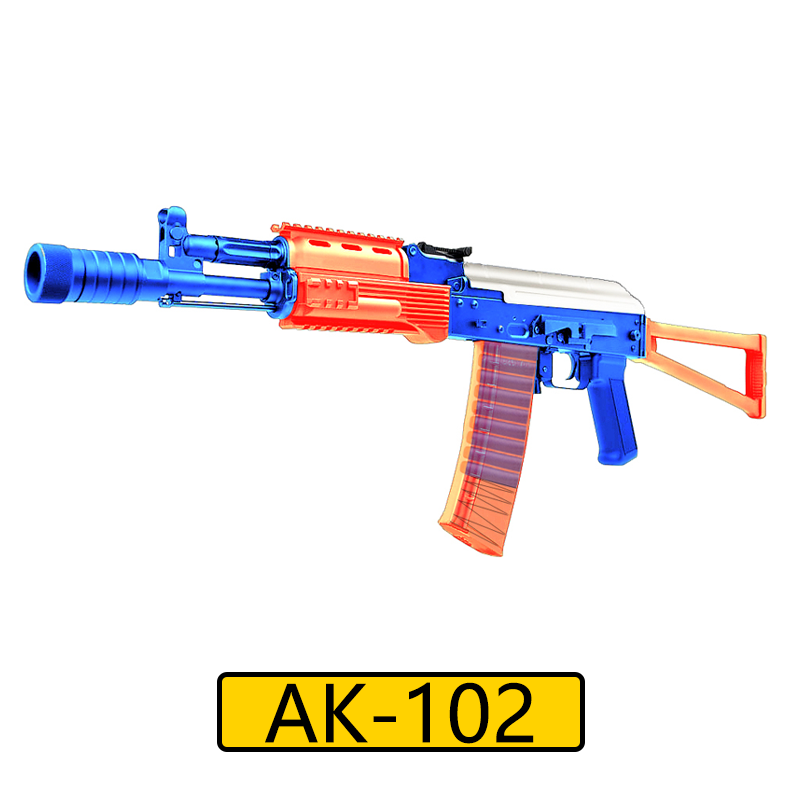 仁祥ak102五代经典海绵软弹枪阿卡47玩具枪模型真人cs仁翔74u男孩