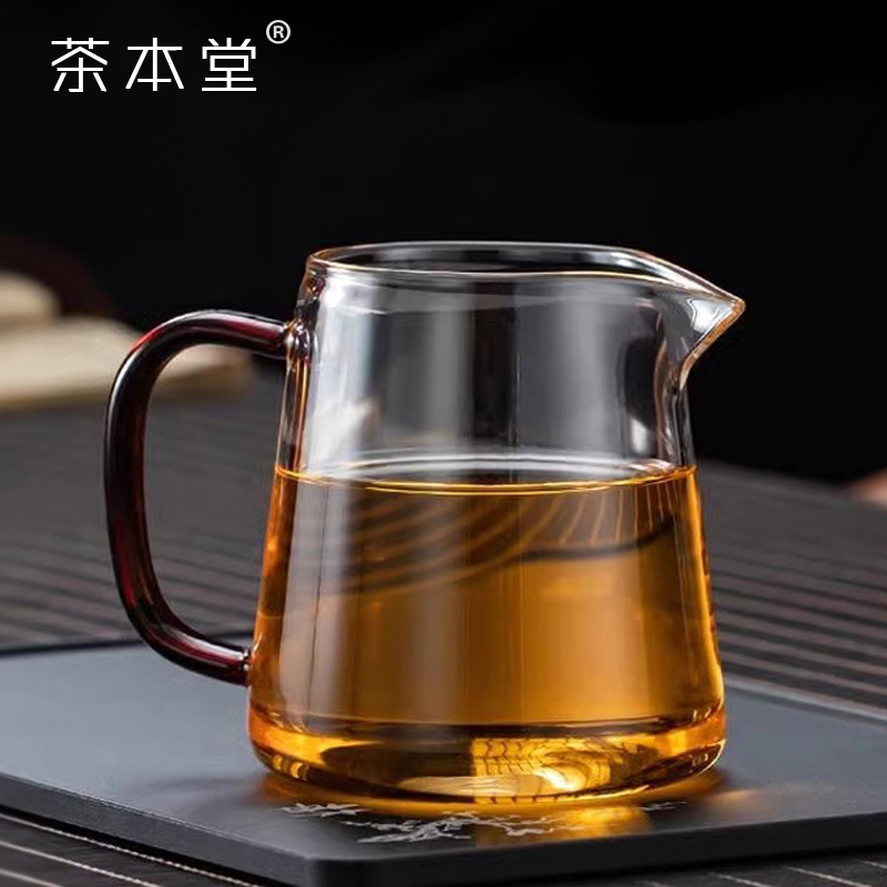 茶本堂分茶器高端高硼硅耐热加厚玻璃大公道杯功夫茶具茶海均公杯