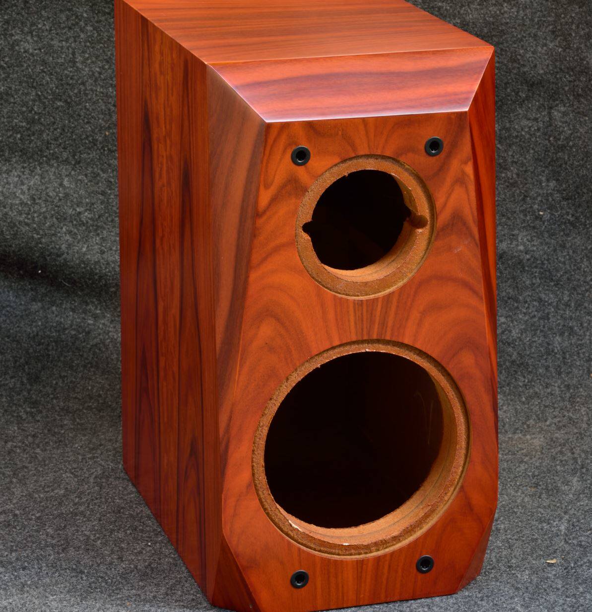 音箱空箱发烧_65寸原木贴皮空箱 书架发烧音箱箱体  一对价优惠券