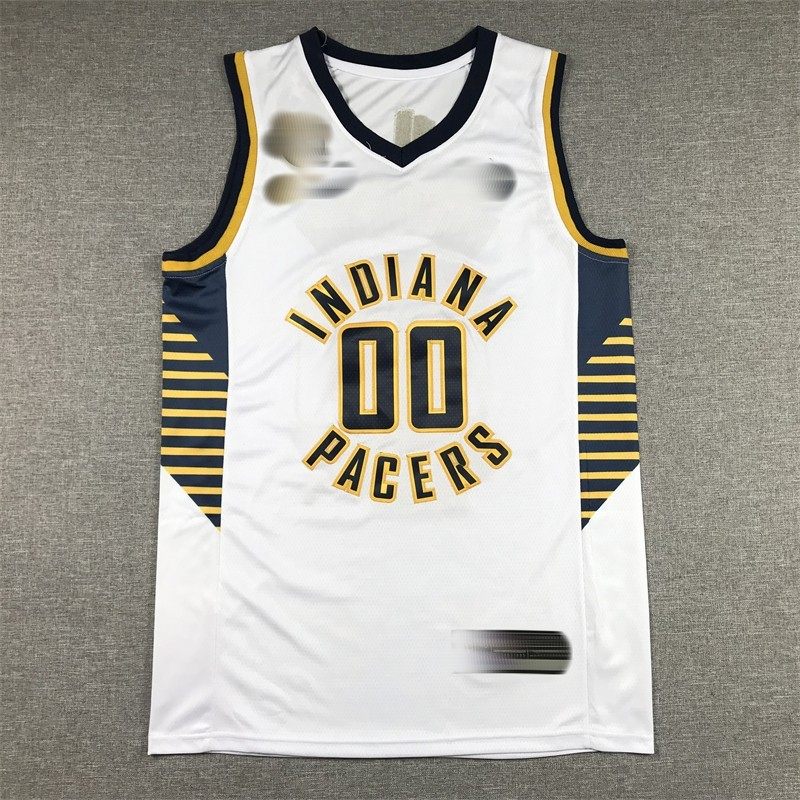 2023新赛季步行者队00号马瑟林球衣马图林篮球服男女运动刺绣背心