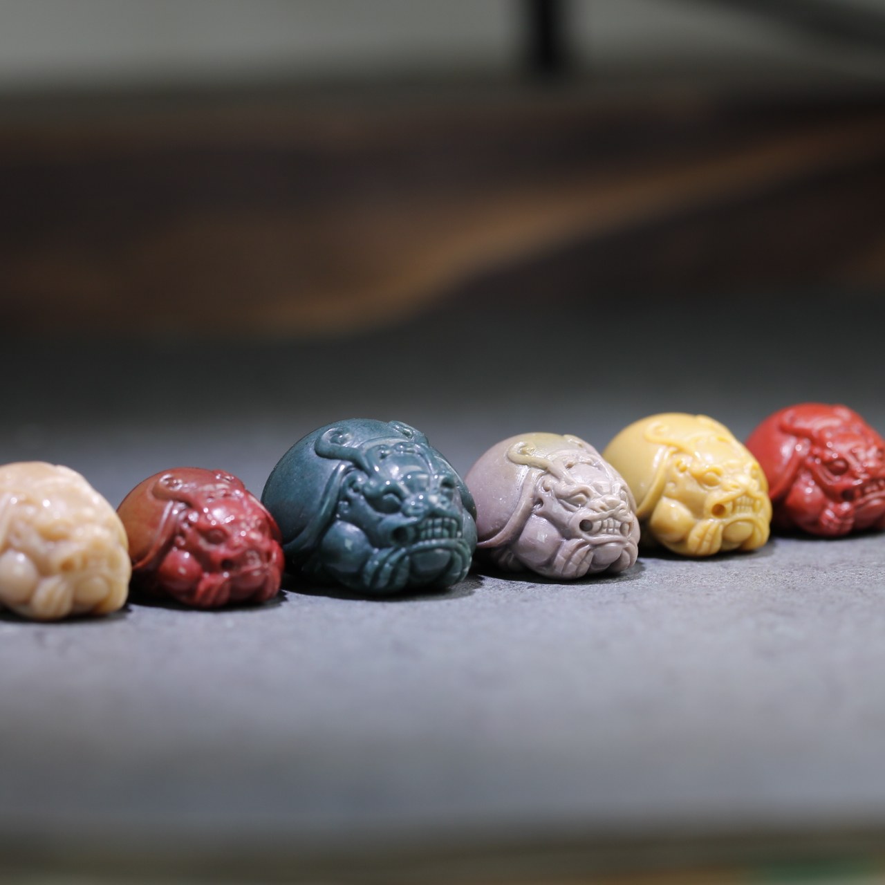 阿拉善龙龟 阿拉善雕刻龙龟吊坠 配饰diy