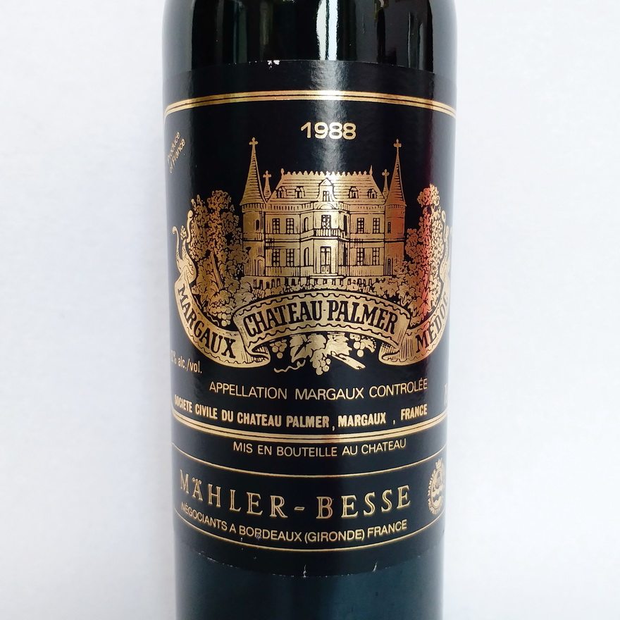 1988年 宝马庄园 1855列级名庄 chateau palmer