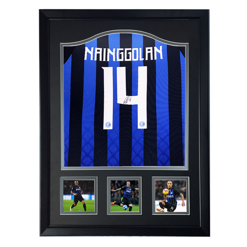 18-19  国际米兰 拉查 纳英戈兰 亲笔签名足球服球衣 含sa证书