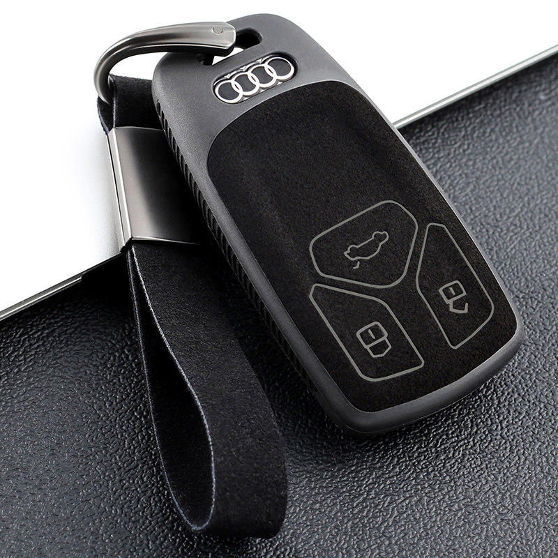 适用2022款奥迪钥匙套a4la6汽车a4女q5l专用a6l18款a8l壳男士