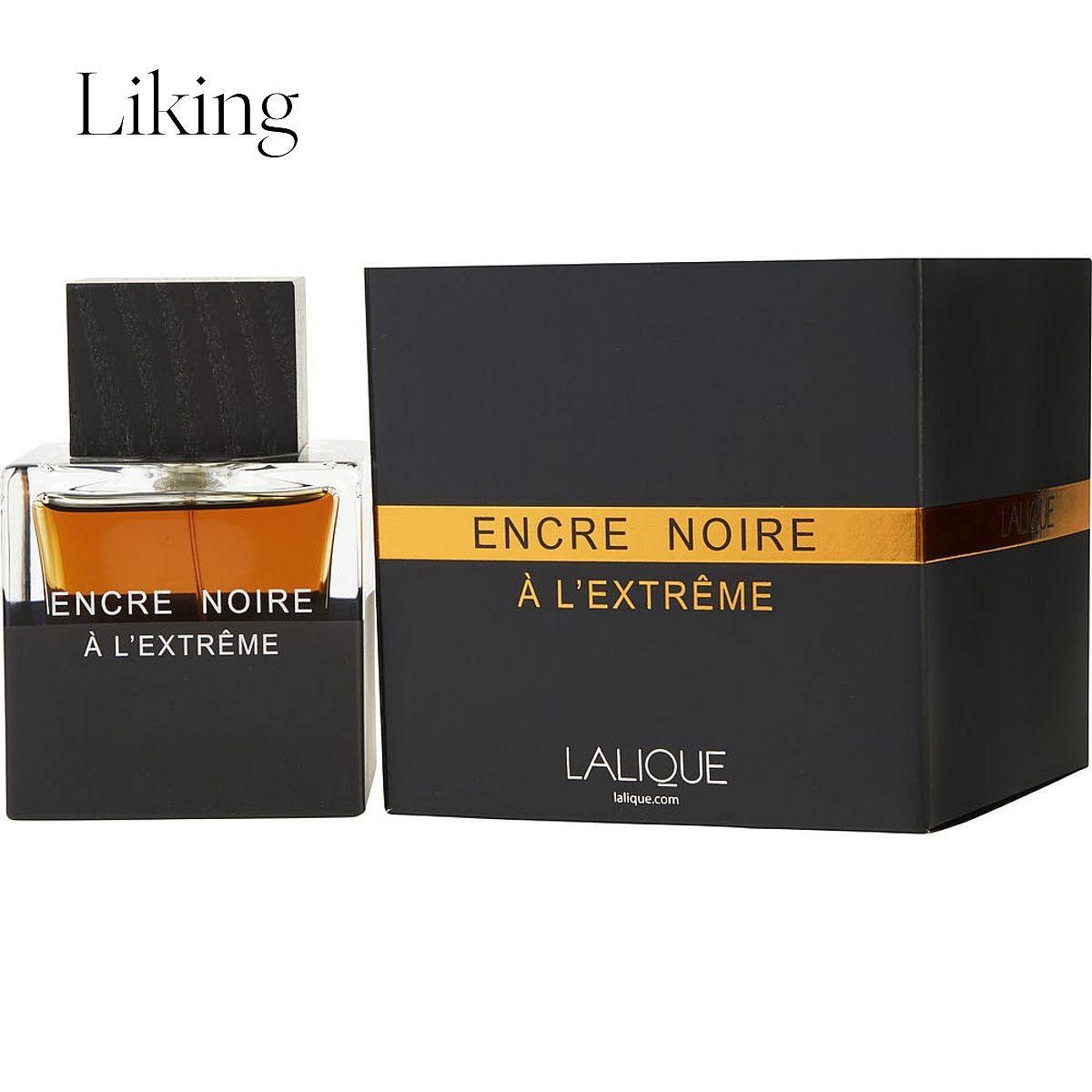 莱俪 墨恋极 致lalique encre noire男士浓香水100ml木质馥奇香调