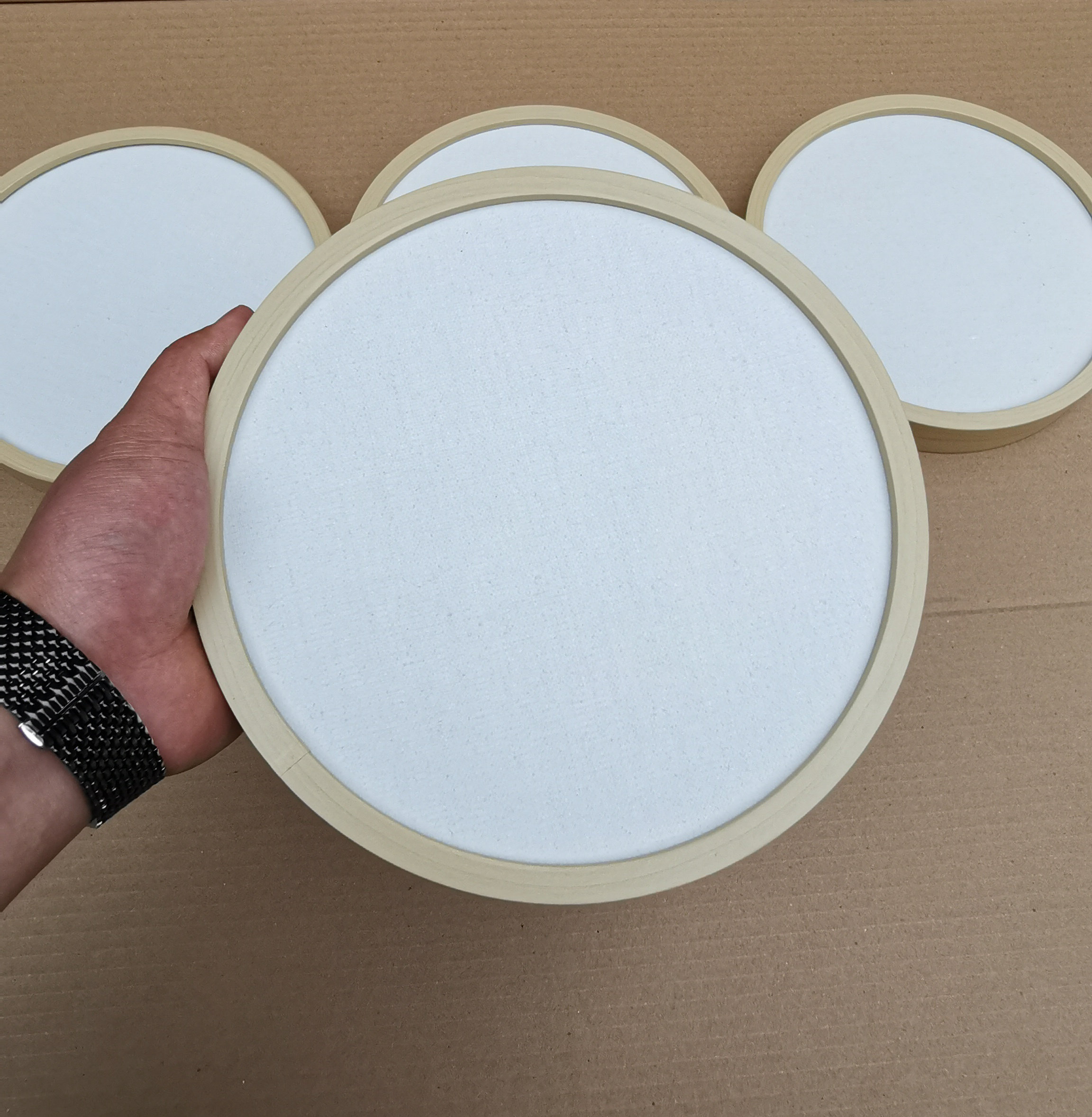 圆形相框油画框外框丙烯颜料画板油画板内外框一套油画框装裱国画