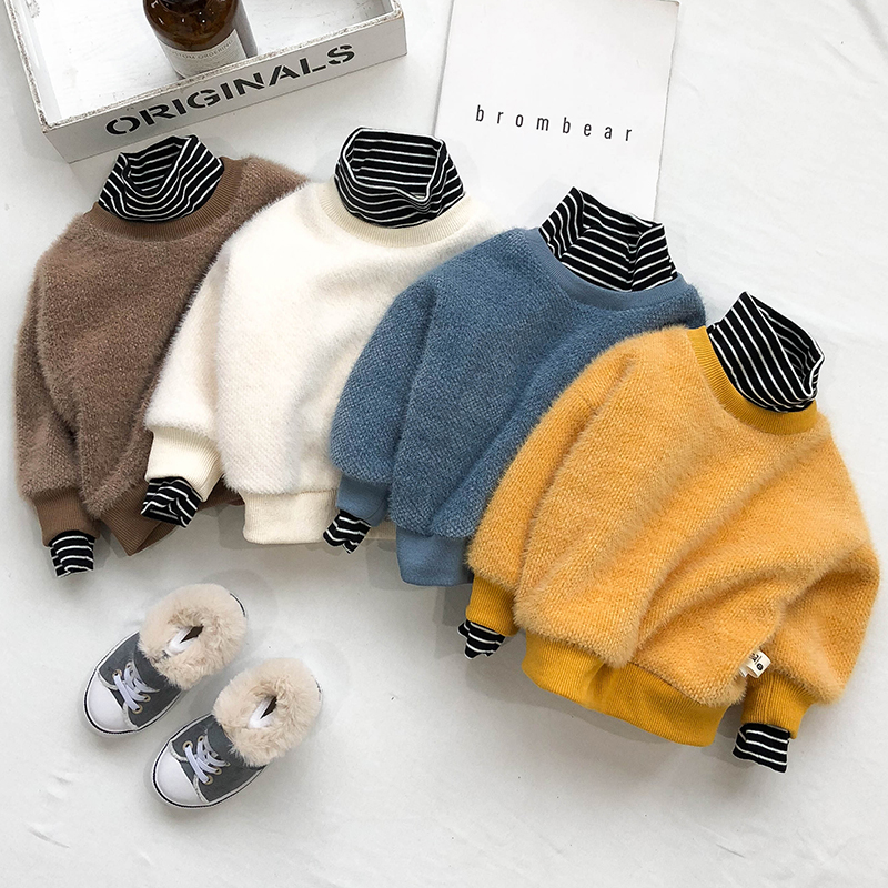 baby Exorcism Autumn and winter baby Primer Plush thickening baby Western style High collar False two children keep warm jacketin the Children/Baby/Family fitted , Sweater/Fleece category - from Buy2taobao.com to provide professional Taobao agent buy service