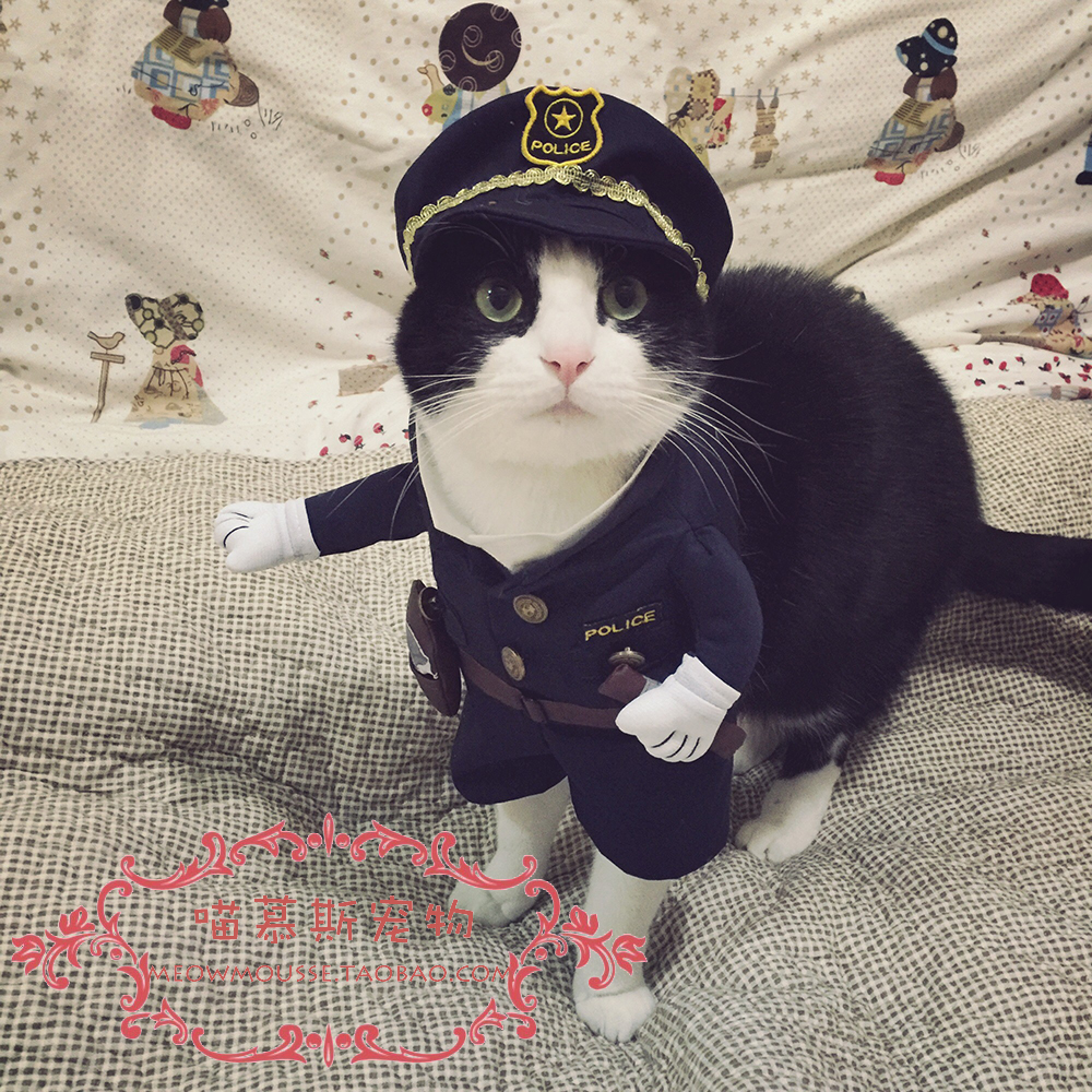 小舍得黑猫警长衣服图片