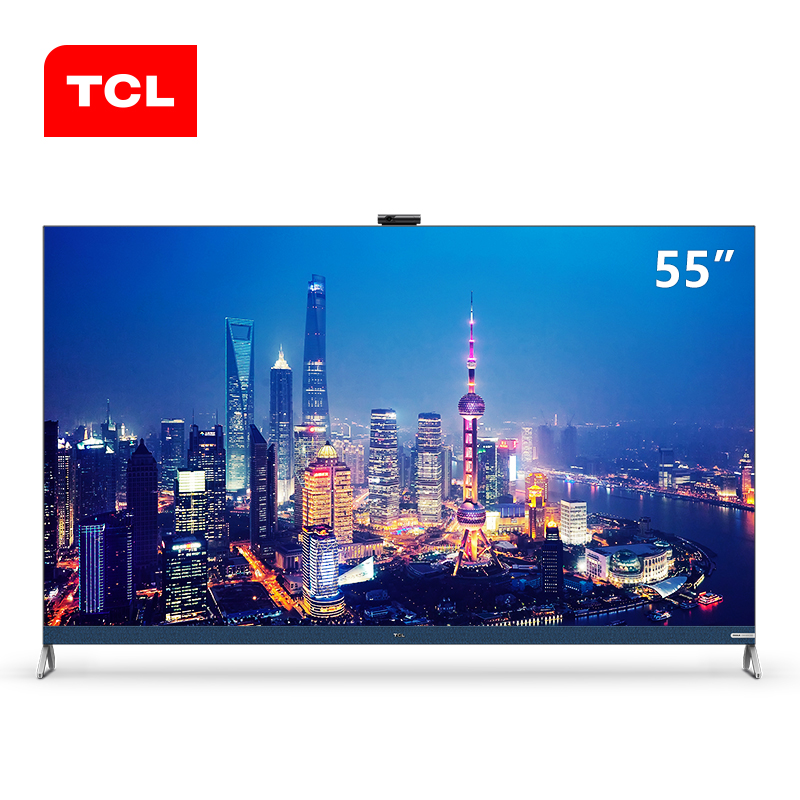 TCL 55Q9E 55英寸超薄QLED量子点社交智能4K网络平板电视官方旗舰