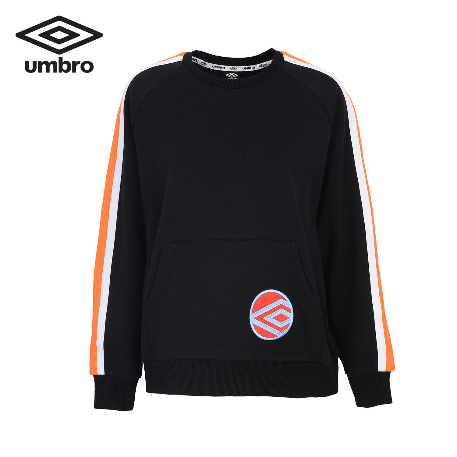 umbro茵宝2020秋冬女子新款运动无帽卫衣时尚套头衫ui204ap2412