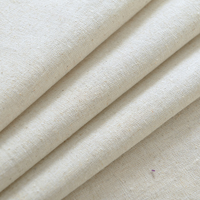 原色本色素色 亚麻棉麻布 细麻布 拼布手工布料窗帘背景布桌布