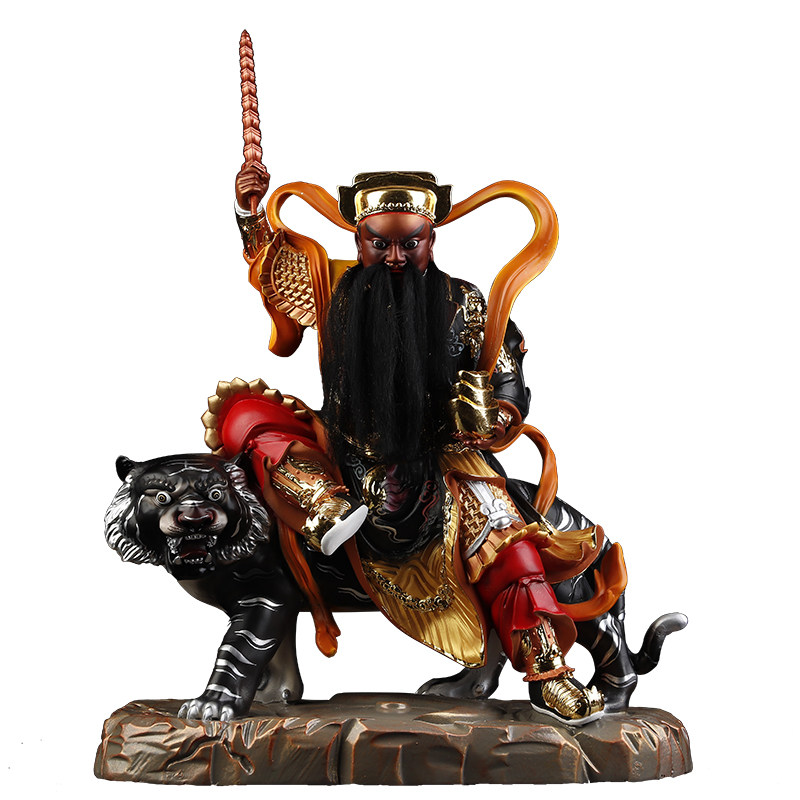 武财神赵公明神像赵玄坛赵朗中路财神赵元帅佛像树脂居家招财摆件