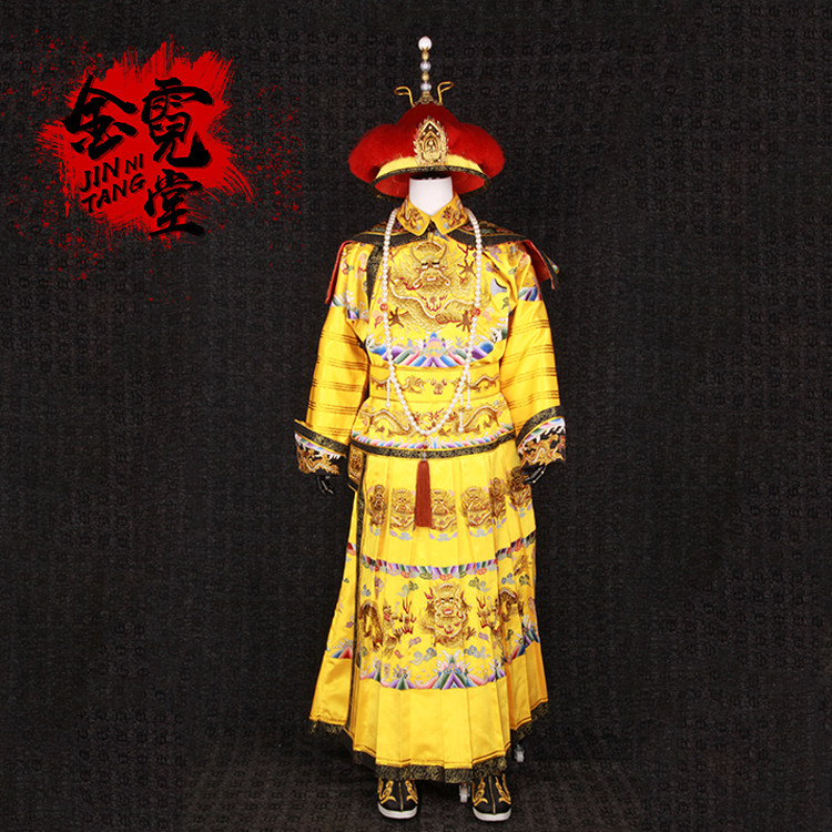 一折清朝皇上龙袍_中国风清朝古装皇帝龙袍皇上明朝汉服男龙袍官服cos