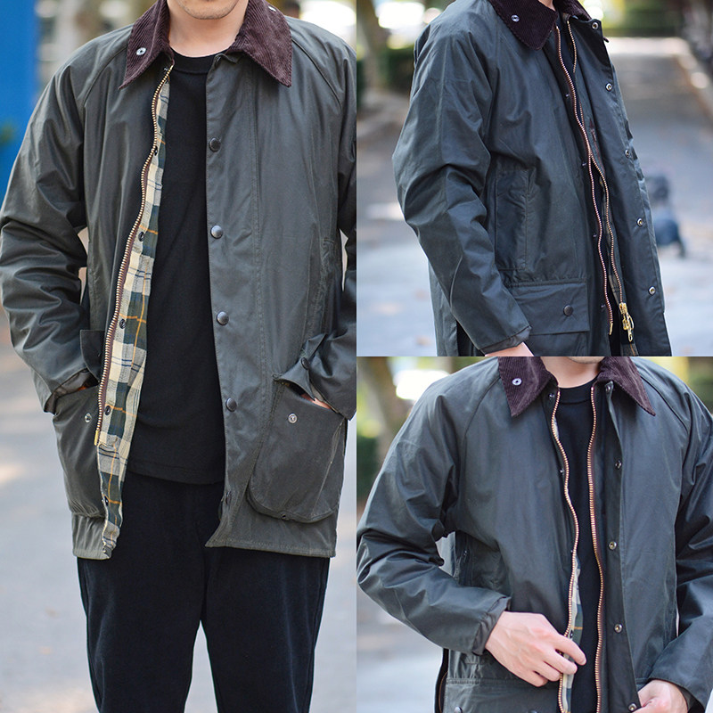 黑标 英国 barbour beaufort油蜡夹克巴伯尔涂蜡风衣外套