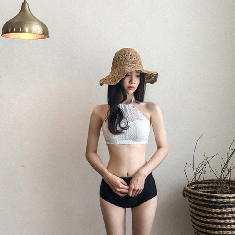 游泳衣女保守遮肚小胸聚拢钢托加厚显瘦性感比基尼泡温泉分体泳衣在类目 运动/瑜伽/健身/球迷用品, 游泳, 分体泳衣中 - 来自Buy2taobao.com提供专业的淘宝代购服务