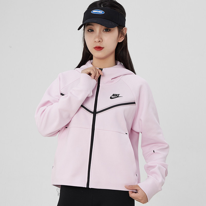 耐克正品外套女2021秋季新款防风衣跑步运动服休闲夹克上衣cw4299