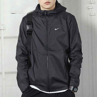 Nike耐克速干外套男装2024春季新款运动服上衣连帽休闲防风衣夹克