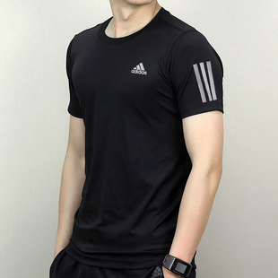Adidas阿迪达斯短袖男t夏季健身新款运动上衣跑步速干T恤男H58591