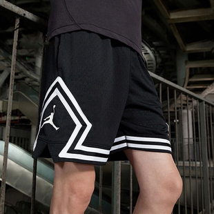 耐克短裤男裤AJ宽松透气美式五分裤JORDAN健身裤运动篮球裤DX1488