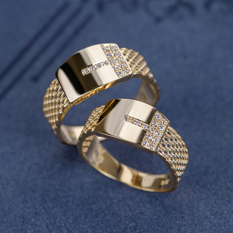 14k戒指韩国正品