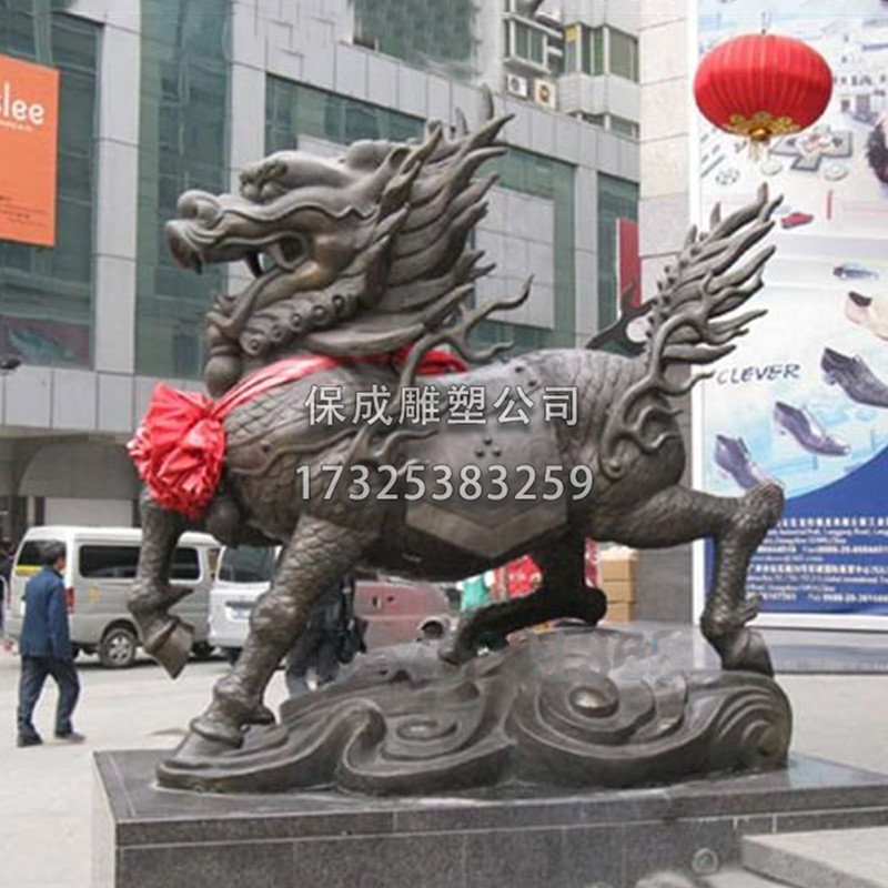 麒麟雕塑貔貅雕塑大型纯铜制品铜雕动物雕塑镇宅辟邪门口雕塑定制