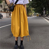 春夏韩版ins超火高腰中长款黑色a字半身裙适合胯大腿粗裙子女学生 春夏韩版ins超火高腰中长款黑色a字半身裙适合胯大腿粗裙子女学生