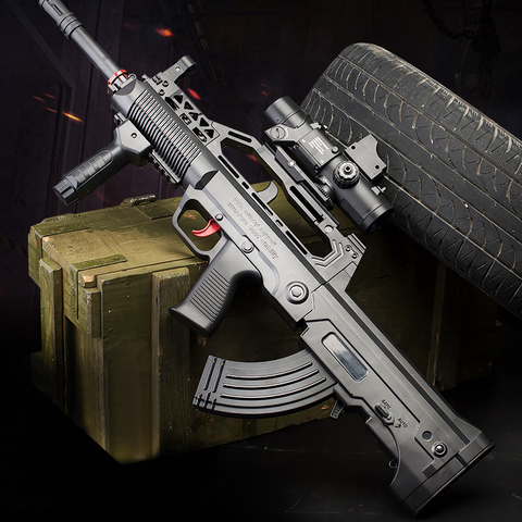 绝地吃鸡qbz水弹枪手自一体电动连发上膛玩具95突击步抢求生男孩