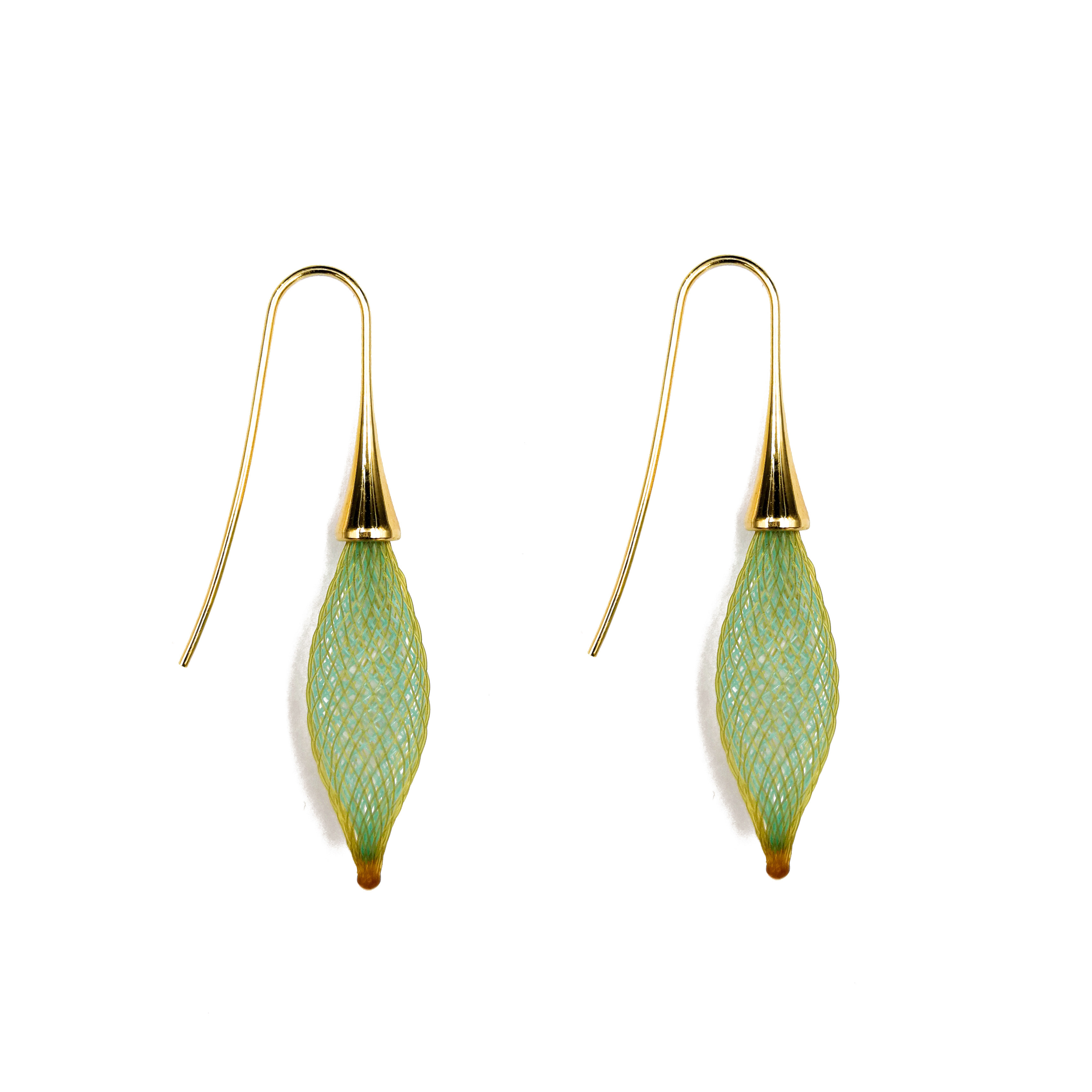 法国vlum花蕊耳钩纯手工立体多层镂空设计师品牌首饰耳环