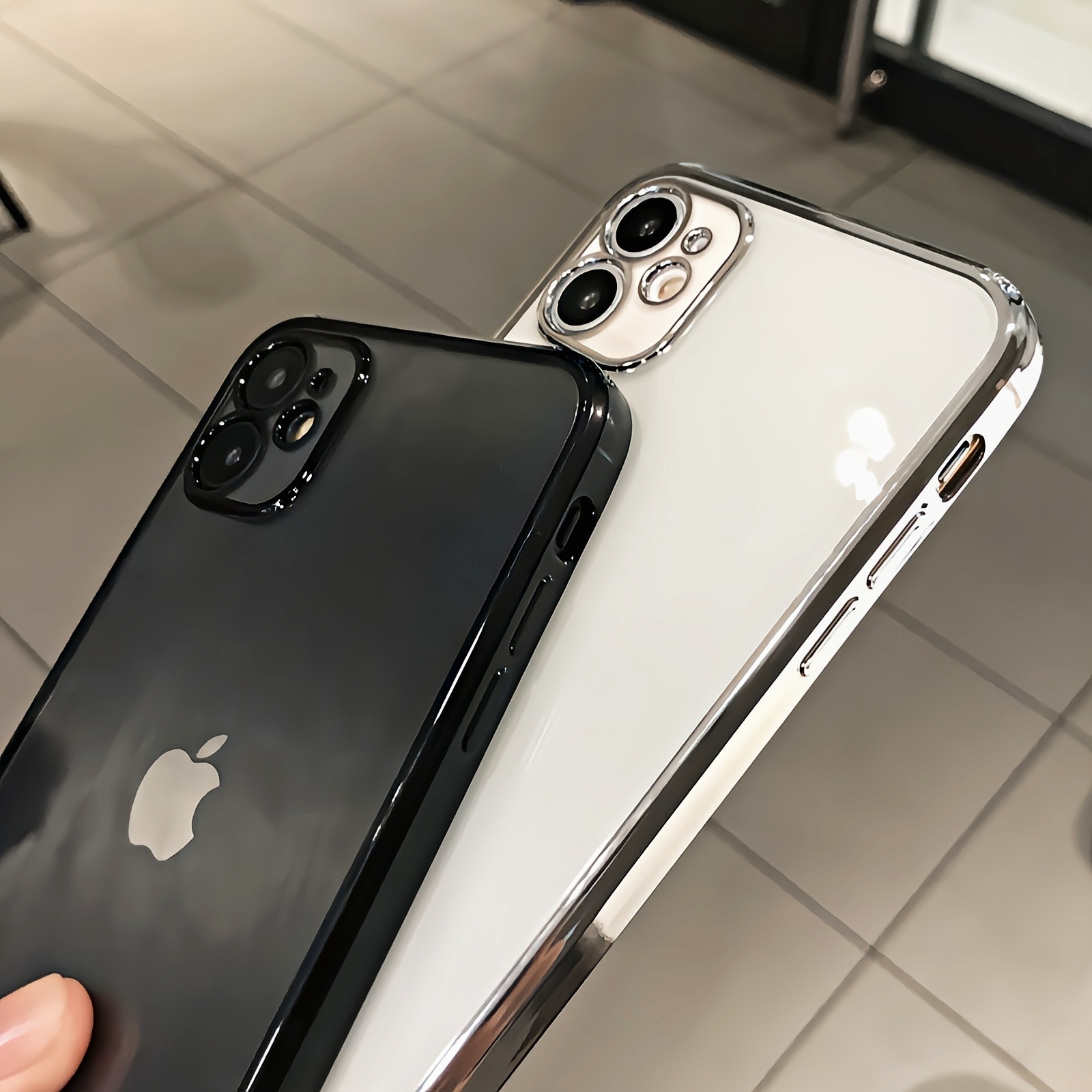 iPhone11直边手机壳秒变苹果12promax硅胶7p/8plus透明xs软XR男女