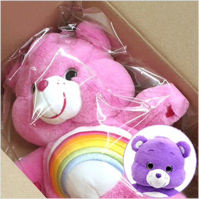 韩国熊玩偶毛绒玩具玩偶彩虹熊公仔代购熊熊bearscare毛绒布艺类玩具