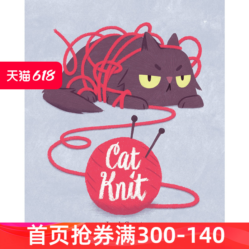 进口英文原版 Cat Knit 猫