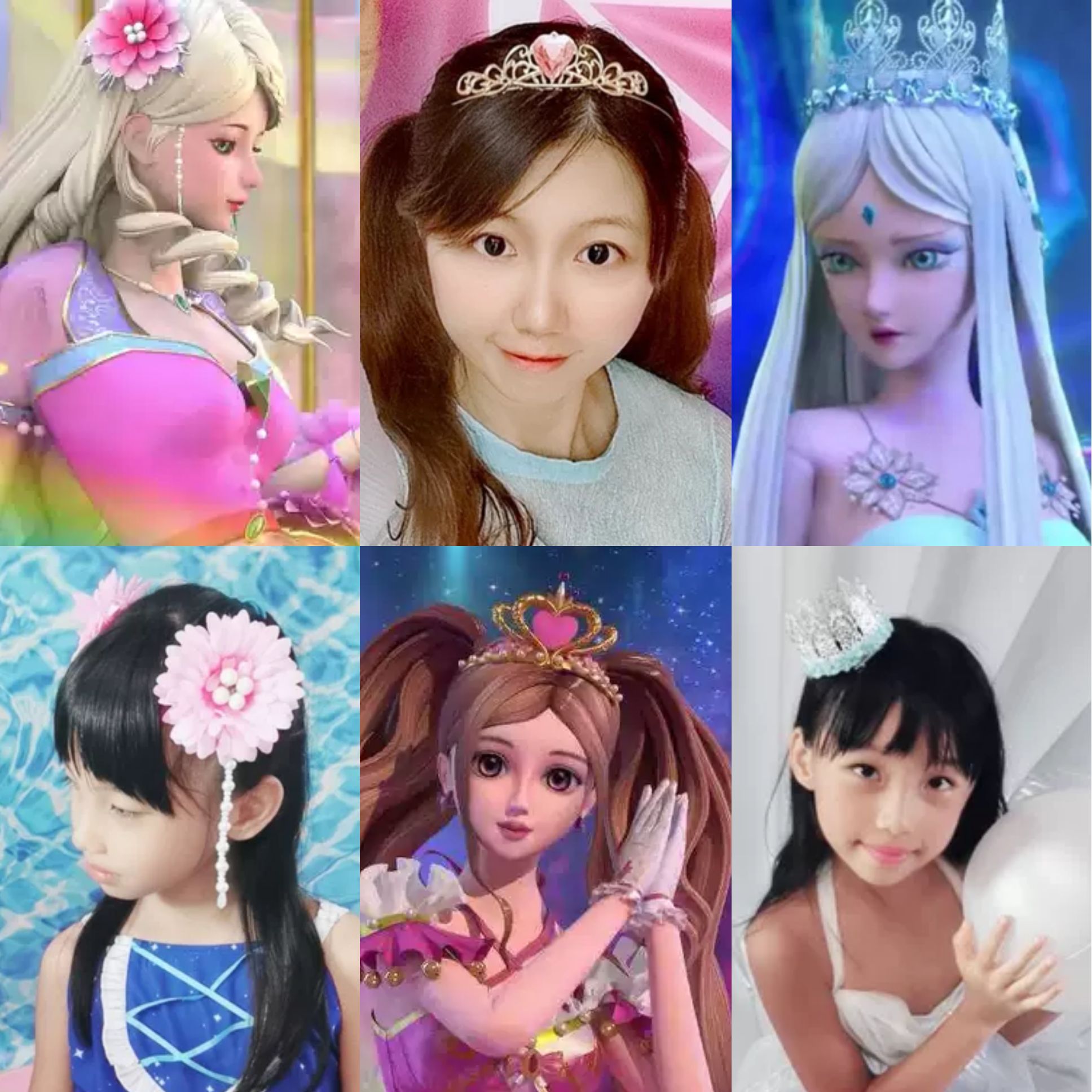 叶罗丽精灵梦冰公主莫纱灵公主头饰动漫萝莉毒夕绯蝴蝶结发夹发箍