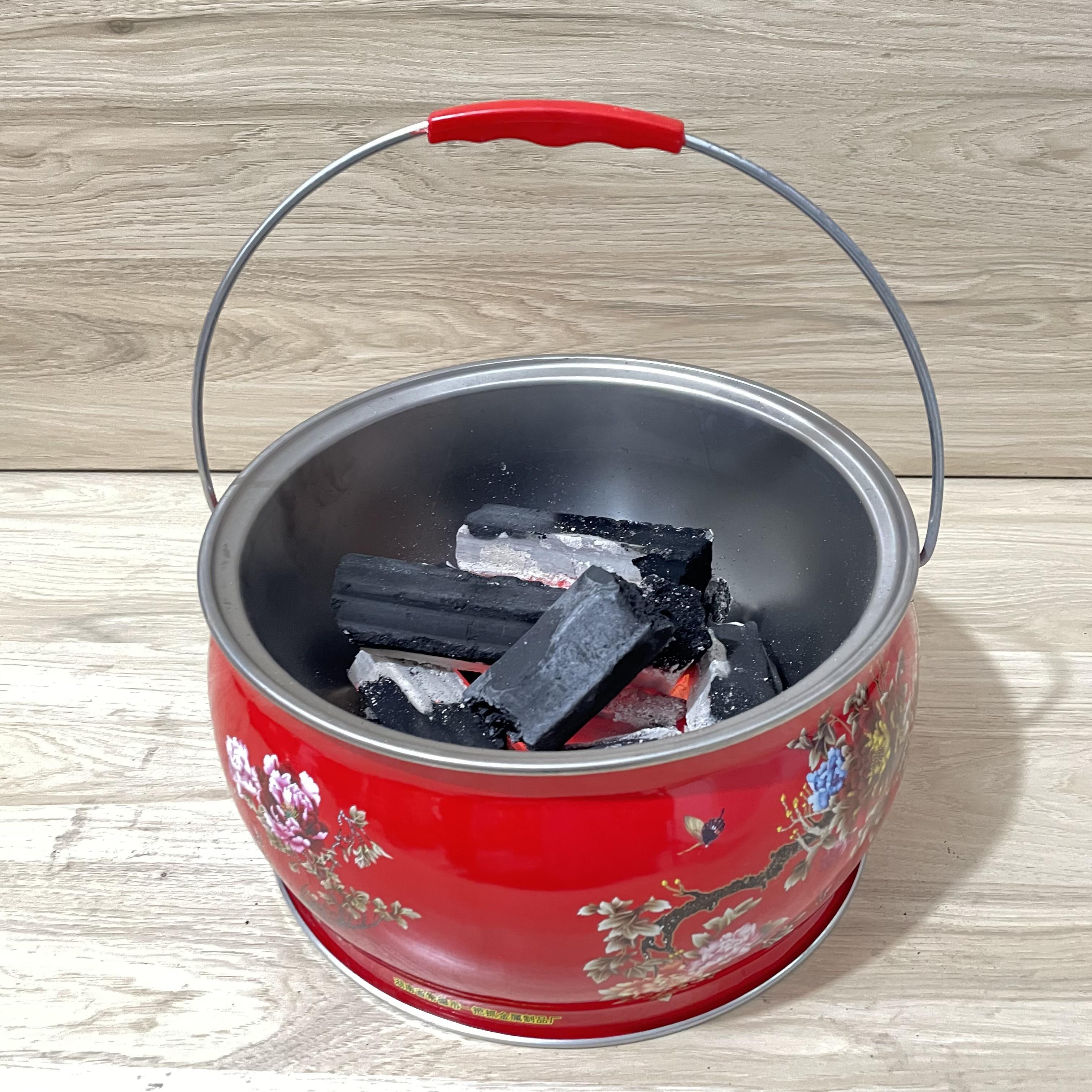 木炭烤火炉烤火盆碳火盆家用室内取暖进新房火盆乔迁搬家过火结婚