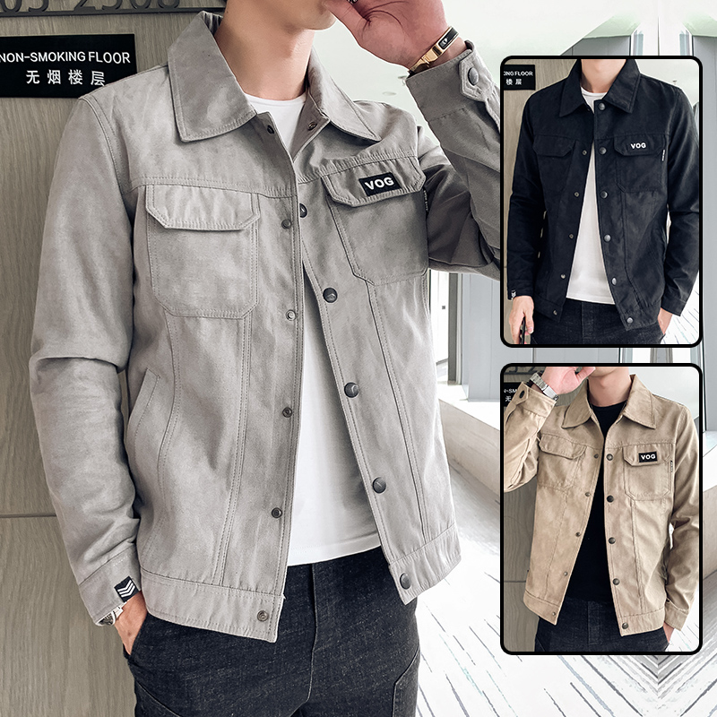 coat Spring and autumn season new pattern Korean Edition Trend work clothes cowboy Plush thickening Jacket ins Autumn and winter All-match coatin the Men's clothing, Jacket category - from Buy2taobao.com to provide professional Taobao agent buy service