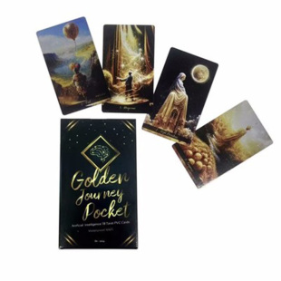 12*7cm Golden Journey Tarot金色旅程塔罗牌英文卡牌桌游