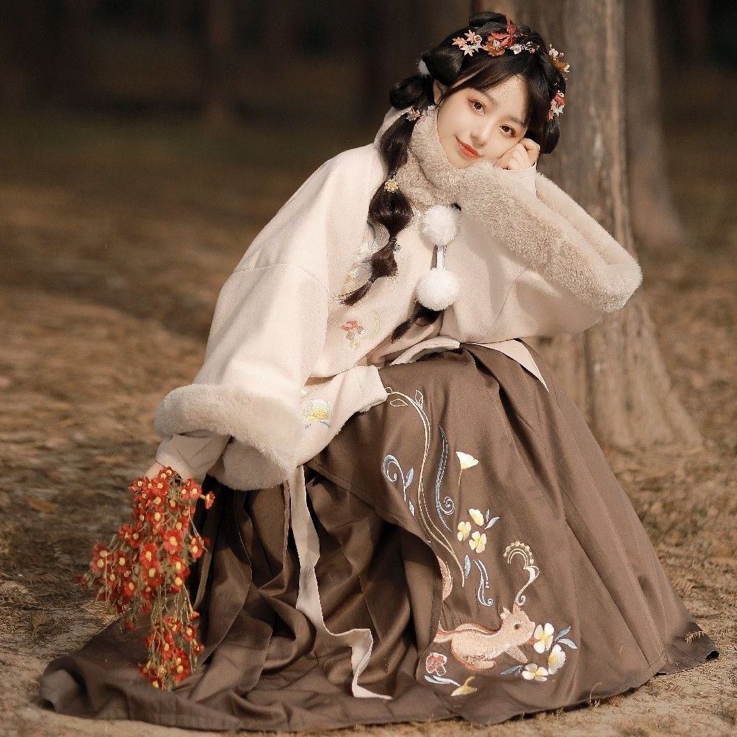 汉服女冬装加厚大人