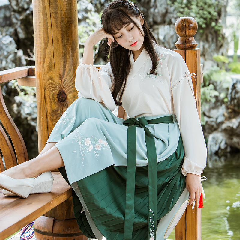 Original Petals Cloud Hanfu Chinese style Long sleeve jacket Hanfu cosin the Play mode/Anime/Periphery/cos/Board games , Quadratic element Antiquity clothing, Antique Set category - from Buy2taobao.com to provide professional Taobao agent buy service