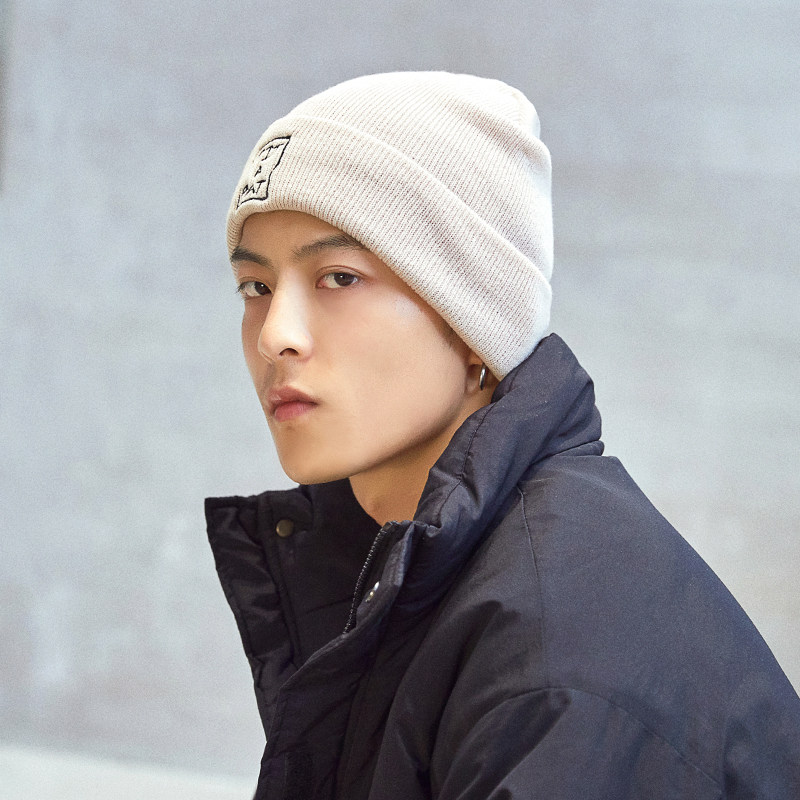 帽秋冬棉帽子男冬天韩版潮保暖套头帽冬季时尚个性潮牌冷帽男优惠券