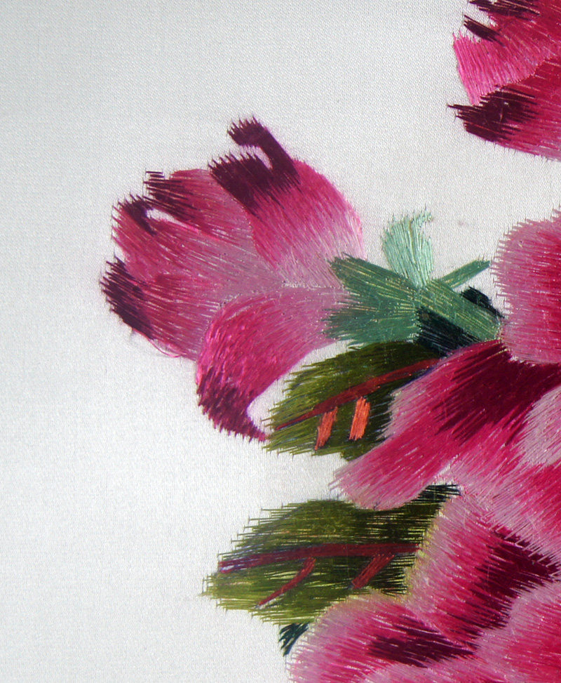 苏绣单面绣 《满堂春富贵》刺绣