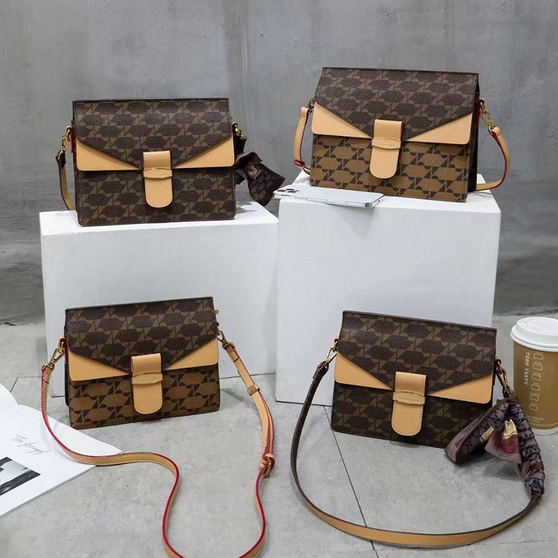 路易希努尔名牌女包高级感轻奢复古百搭单肩斜挎小方包2022新款潮