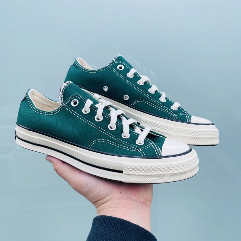 匡威2021新款1970三星标经典绿色低帮复古休闲百搭帆布鞋168513c