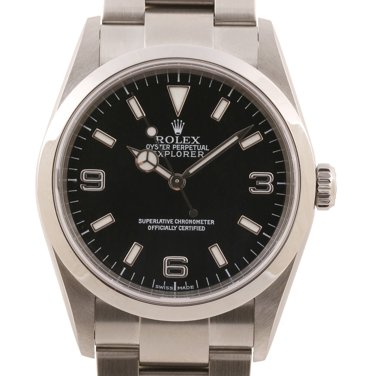 [9.5新]rolex/劳力士男士探险家型系列自动机械腕表114270限时拍