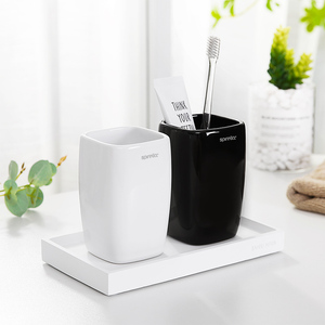 瑞士spirella陶瓷北欧风洗漱口杯