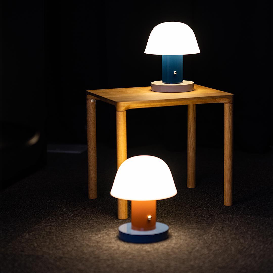 现丹麦&tradition Setago JH27蘑菇小台灯手持充电灯夜灯无线正品