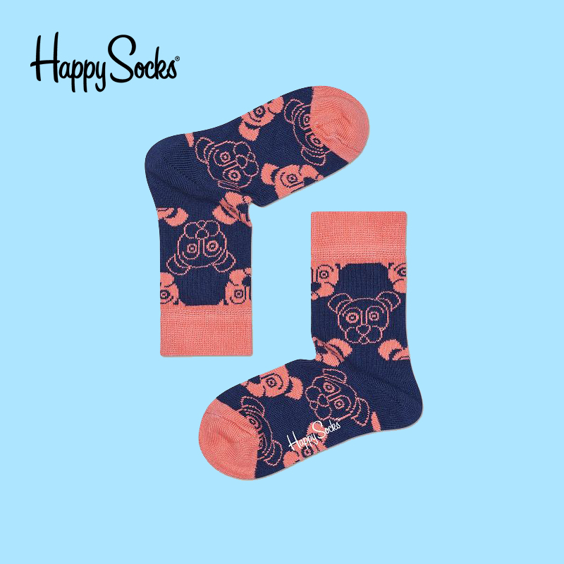 Happy Socks春夏袜子小狗打底袜新生儿童彩棉袜在类目 童装/婴儿装/亲子装, 儿童袜子(0-16岁)中 - 来自Buy2taobao.com提供专业的淘宝代购服务