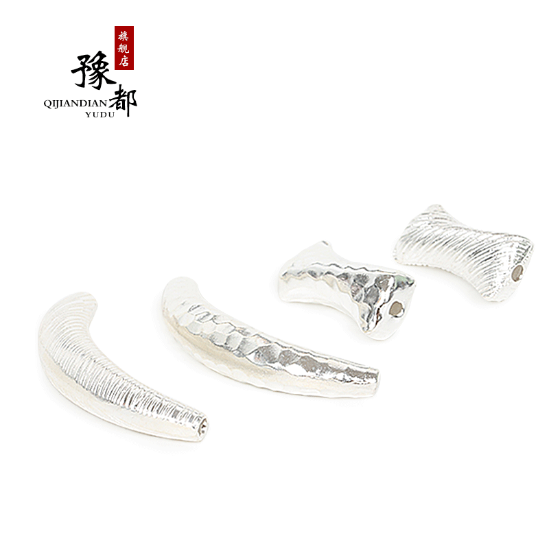 豫都泰国手工925纯银弯管DIY配件吊坠手链佛珠项链扭纹弯管配饰|msdalam kategori Aksesori/Barang Kemas Fesyen, aksesori DIY, siku - dari Buy2taobao.com untuk memberikan perkhidmatan ejen Taobao profesional membeli