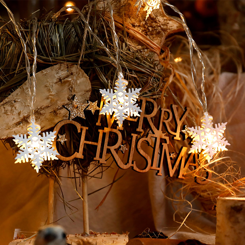 热销圣诞节装饰 挂饰 雪花_雪花圣诞树节日装饰用品创意场景布置ins风