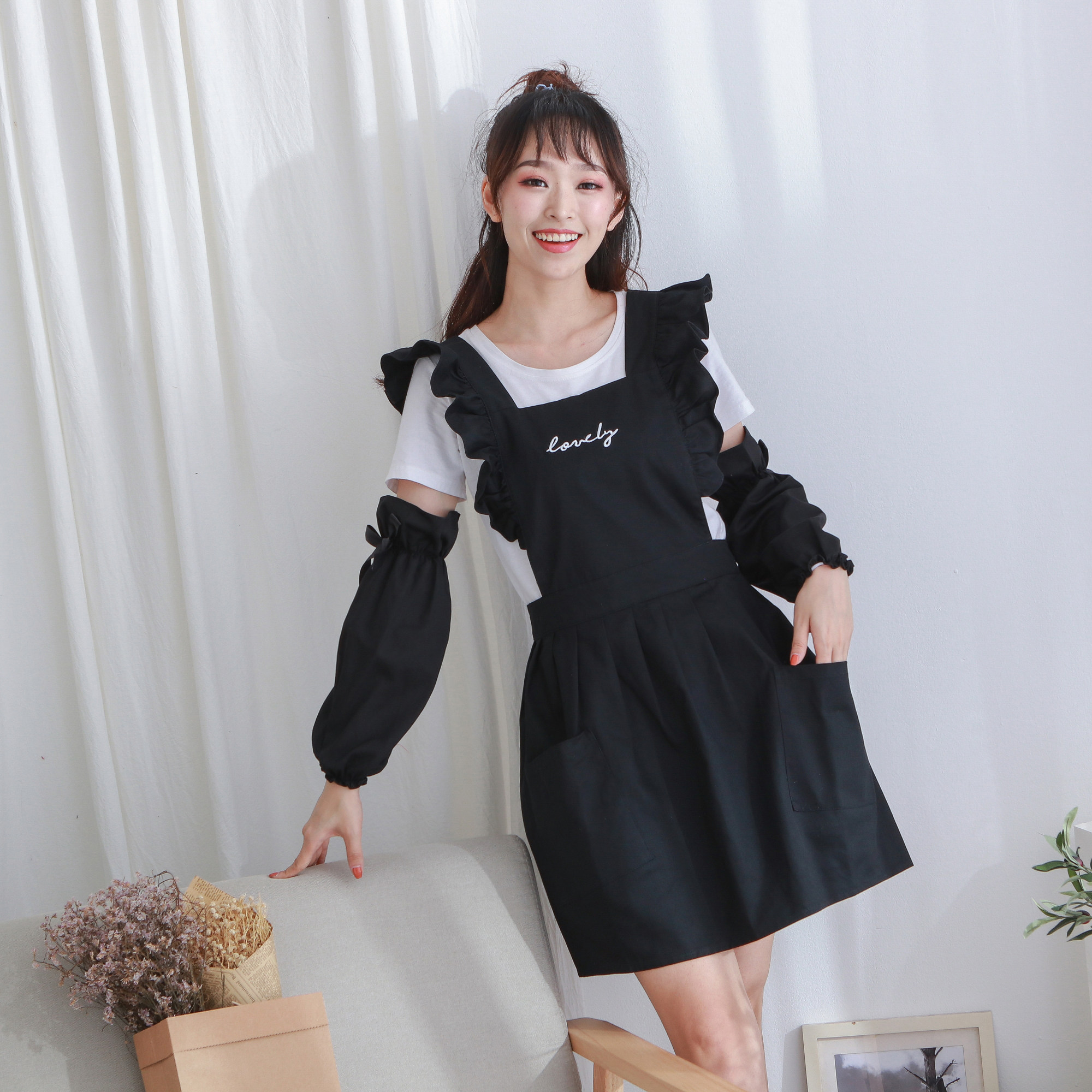 田园时尚围裙设计工作室-围裙定制韩版